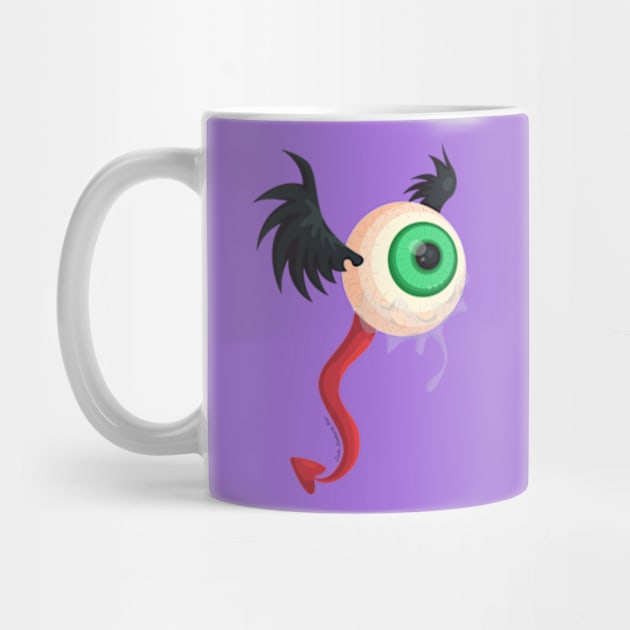 Crying Flying Eyeball by JadedOddity